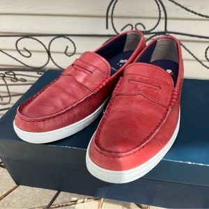 Cole Haan Nantucket Loafers. Mens Size 7.5. Color: Tibetan Red